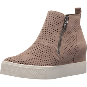 Steve Madden Women’s Wedgie Sneaker(Taupe Suede)