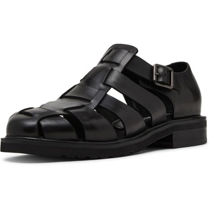 Steve Madden mens Havana(Black Leather)
