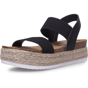 Steve Madden womens Jaklin Sandal(Black)