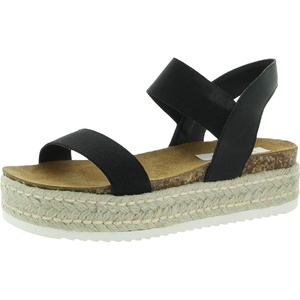 Steve Madden womens Jaklin Sandal(Black Multi)