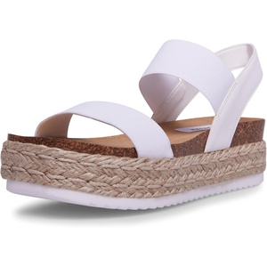 Steve Madden womens Jaklin Sandal(White)