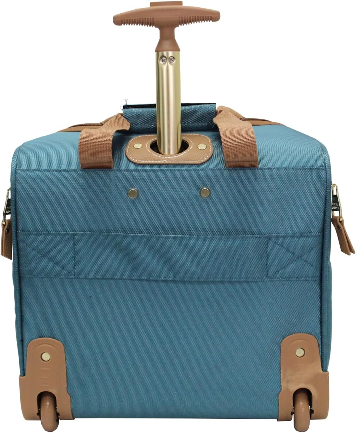 image:imageSteve Madden Designer 15 Inch Carry on Suitcase Small Weekender Overnight Business Travel Luggage Lightweight 2 Rolling Spinner Wheels Under Seat Bag for Women Shadow PurpleHarlo Teal Blue