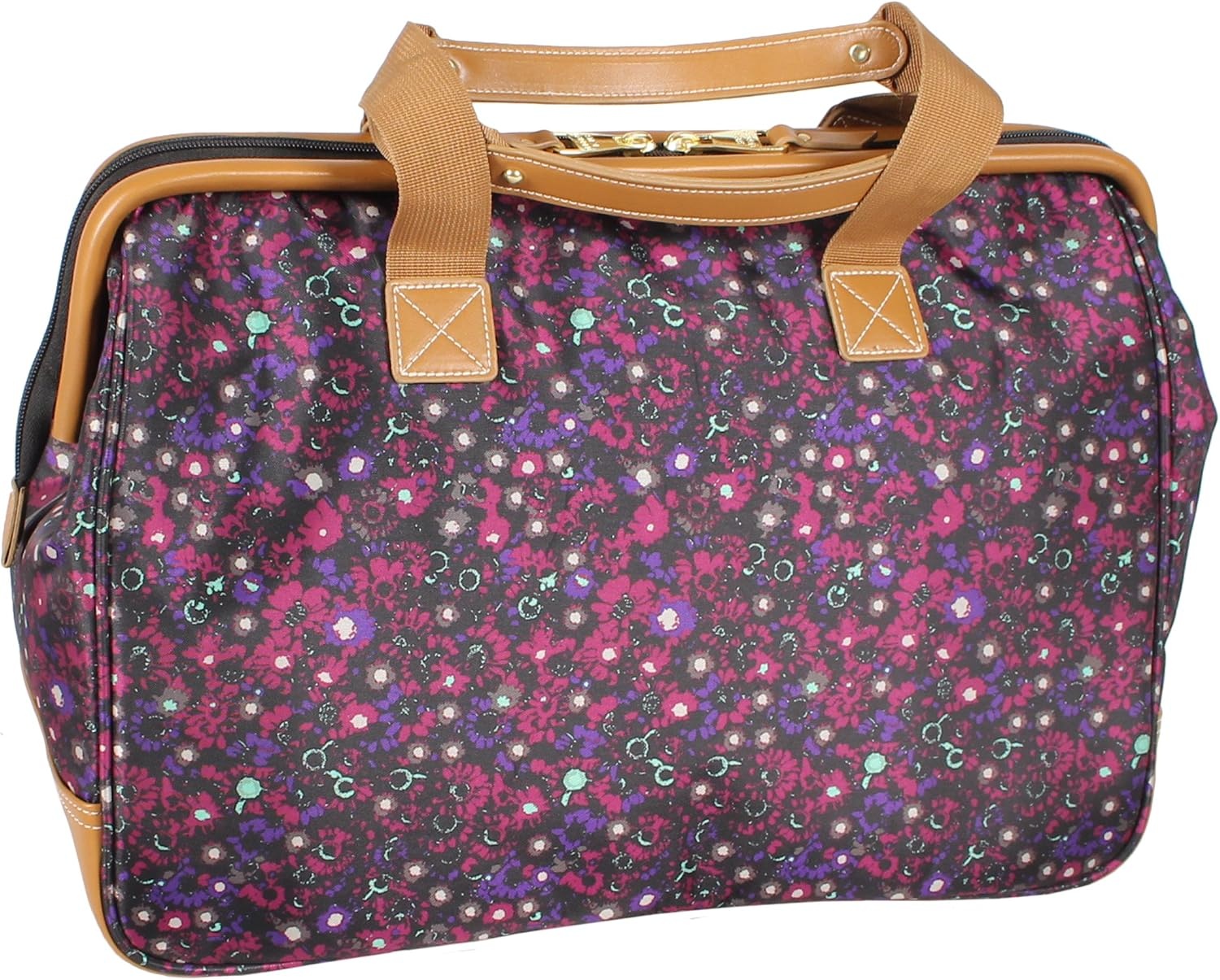 image:imageSteve Madden DesignerGepckkollektion 4teiliges SoftsideKofferSet ReiseSet enthlt eine Tragetasche 508 cm Handgepck 61 cm und 711 cm Karierte Koffer Blue One Size TravelDark Purple