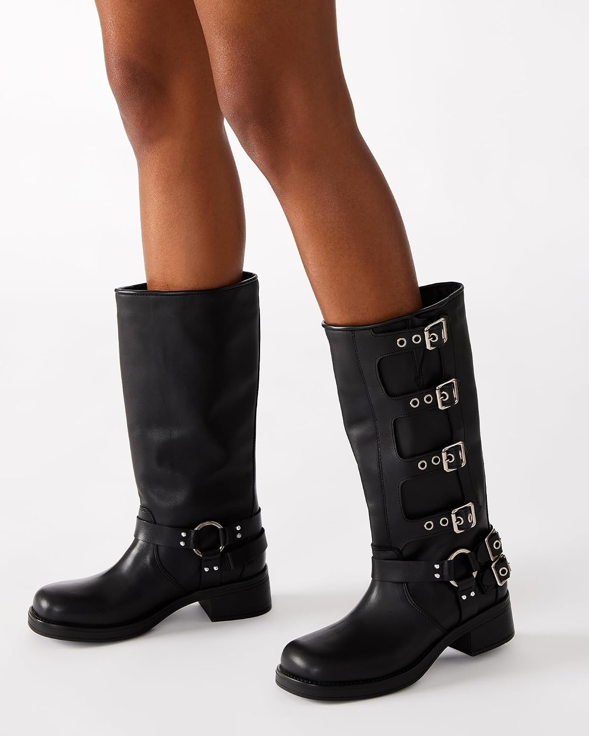 image:imageSteve Madden Rocky BootBlack Leather