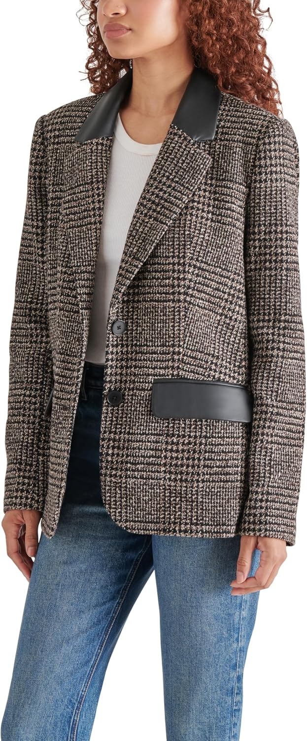 image:imageSteve Madden Womens Boyfriend BlazerChocolate