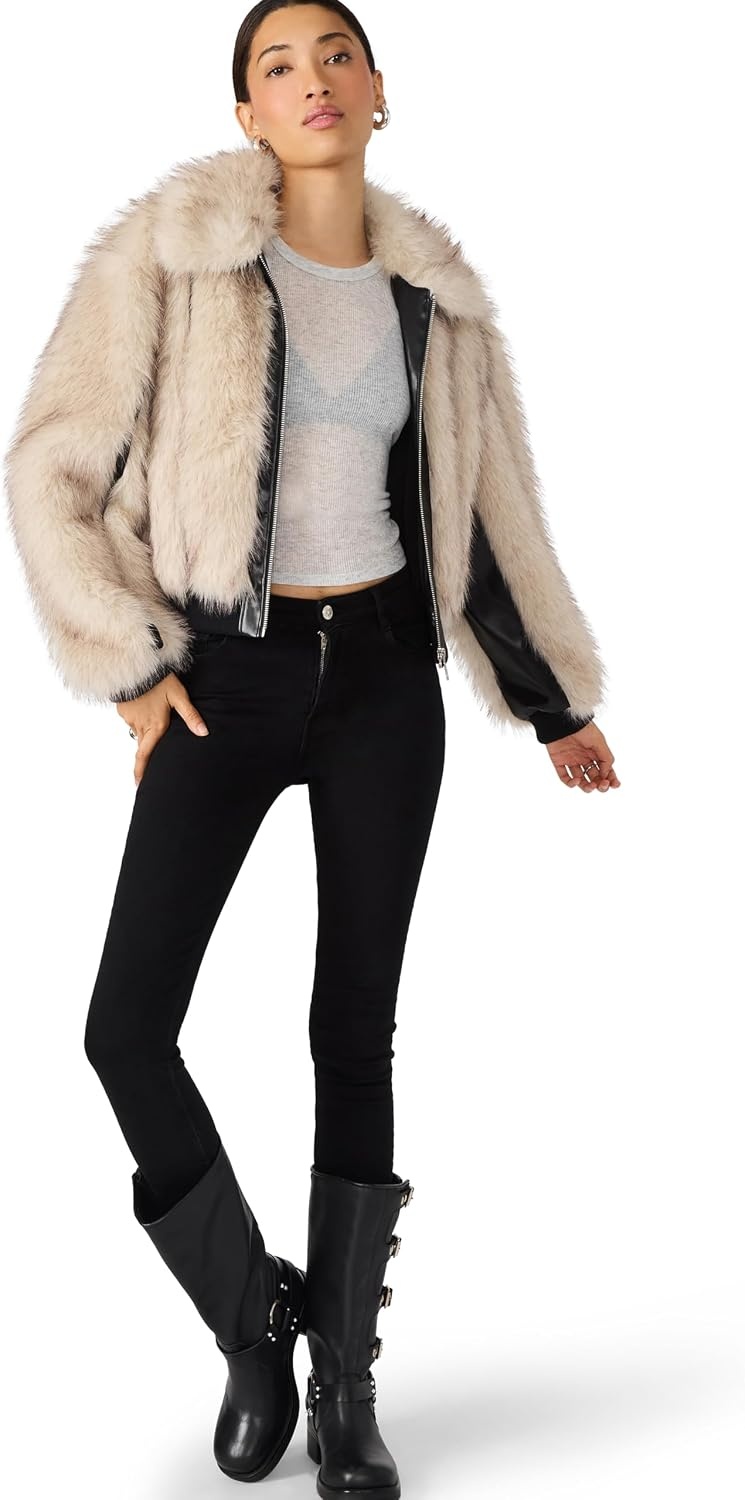 image:imageSteve Madden Womens Charmaine JacketNatural