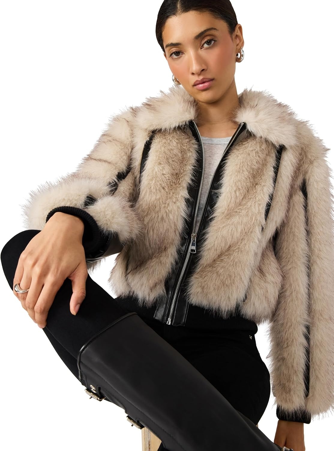 image:imageSteve Madden Womens Charmaine JacketNatural