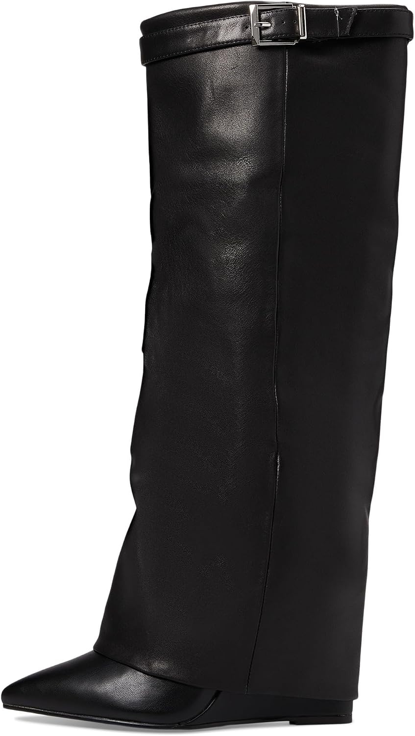 image:imageSteve Madden Womens Corenne Knee High BootBlack Leather