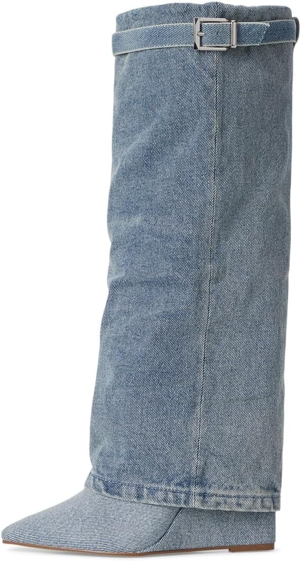 image:imageSteve Madden Womens Corenne Knee High BootDenim