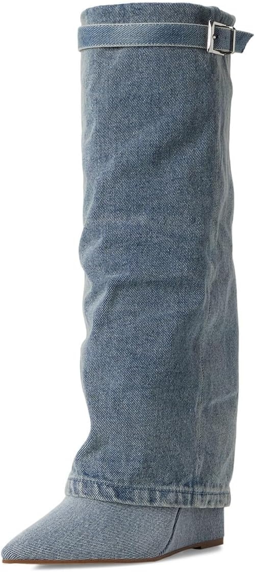 image:imageSteve Madden Womens Corenne Knee High BootDenim