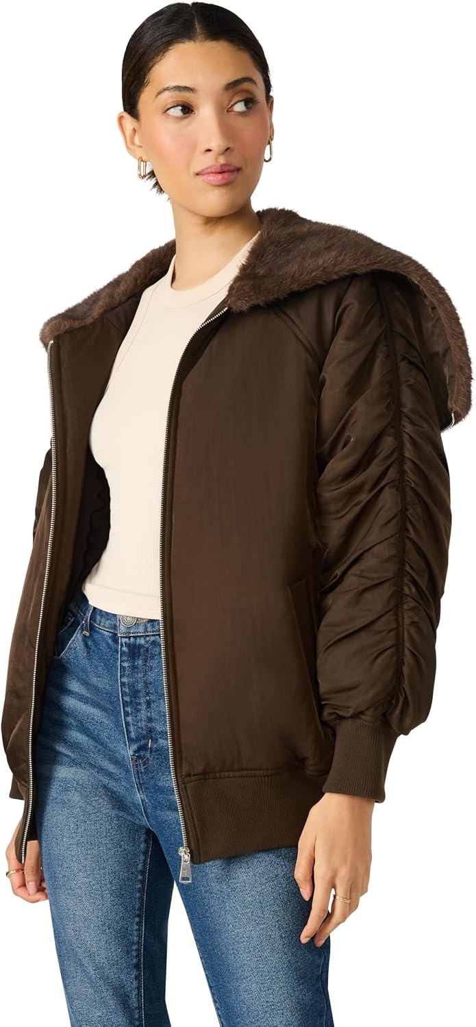 image:imageSteve Madden Womens Dionne CoatDark Espresso