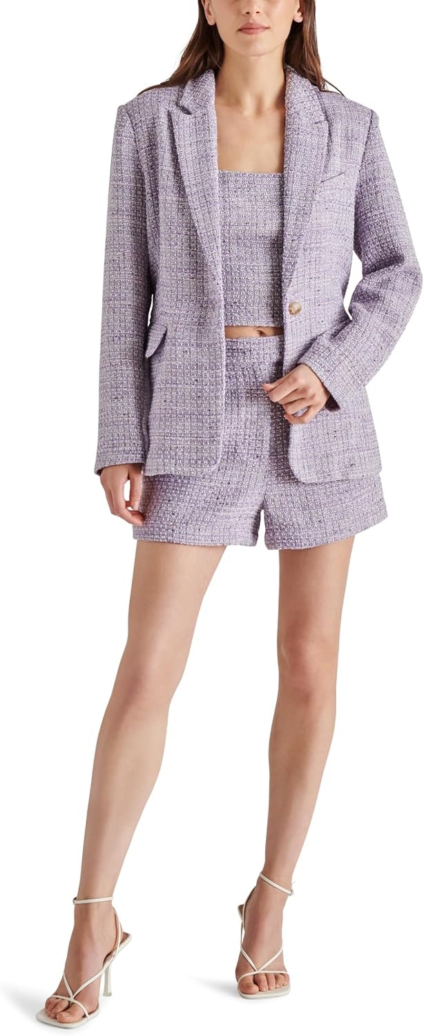 image:imageSteve Madden Womens Harlow BlazerDahlia Purple