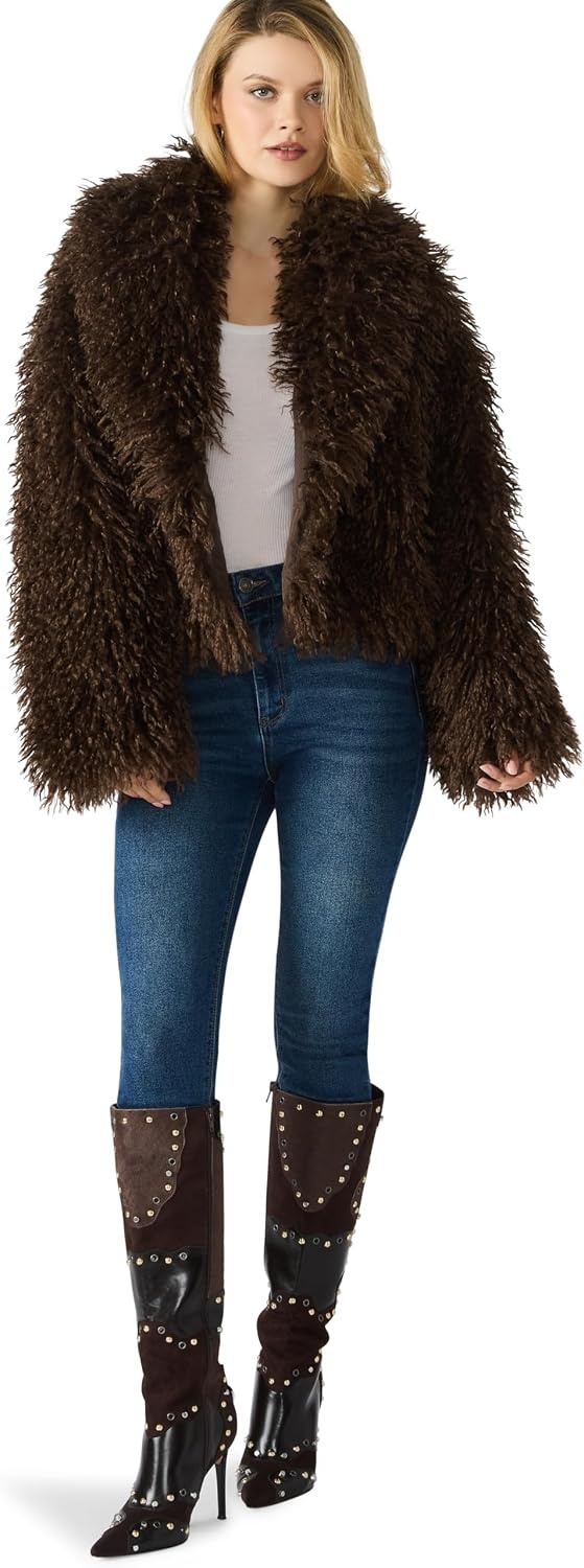 image:imageSteve Madden Womens Inaya CoatDark Espresso