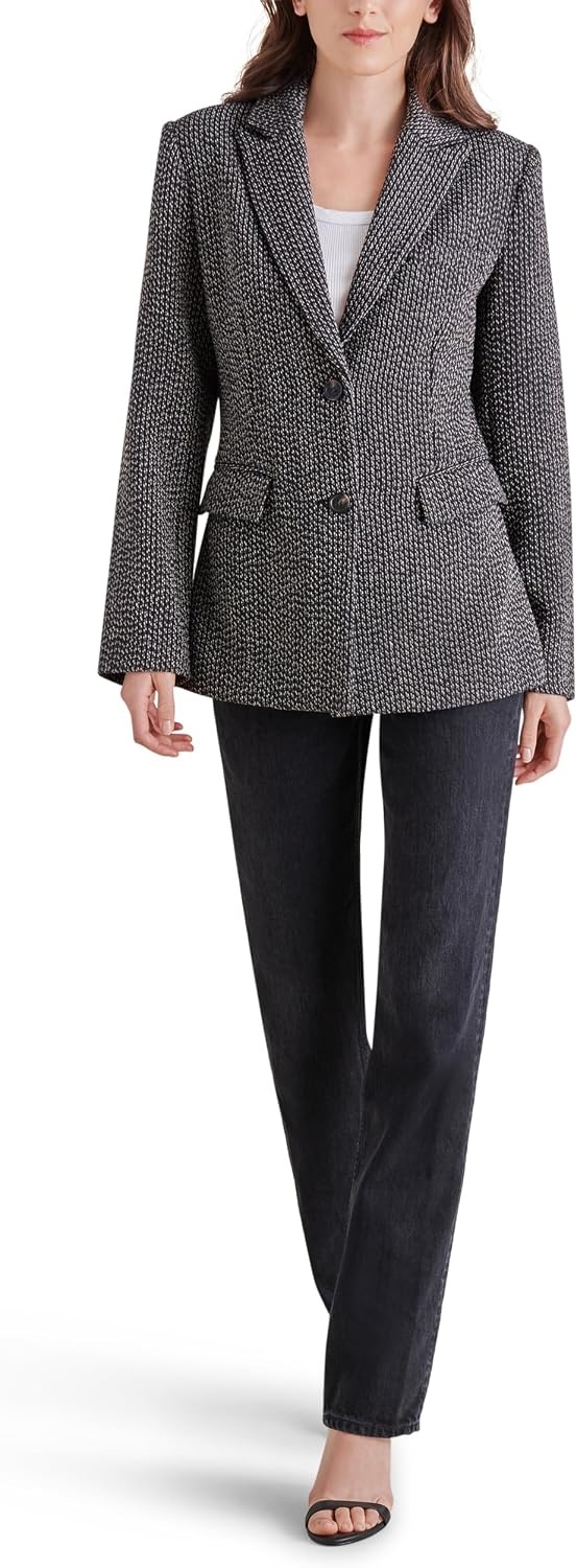 image:imageSteve Madden Womens Justine BlazerBlack