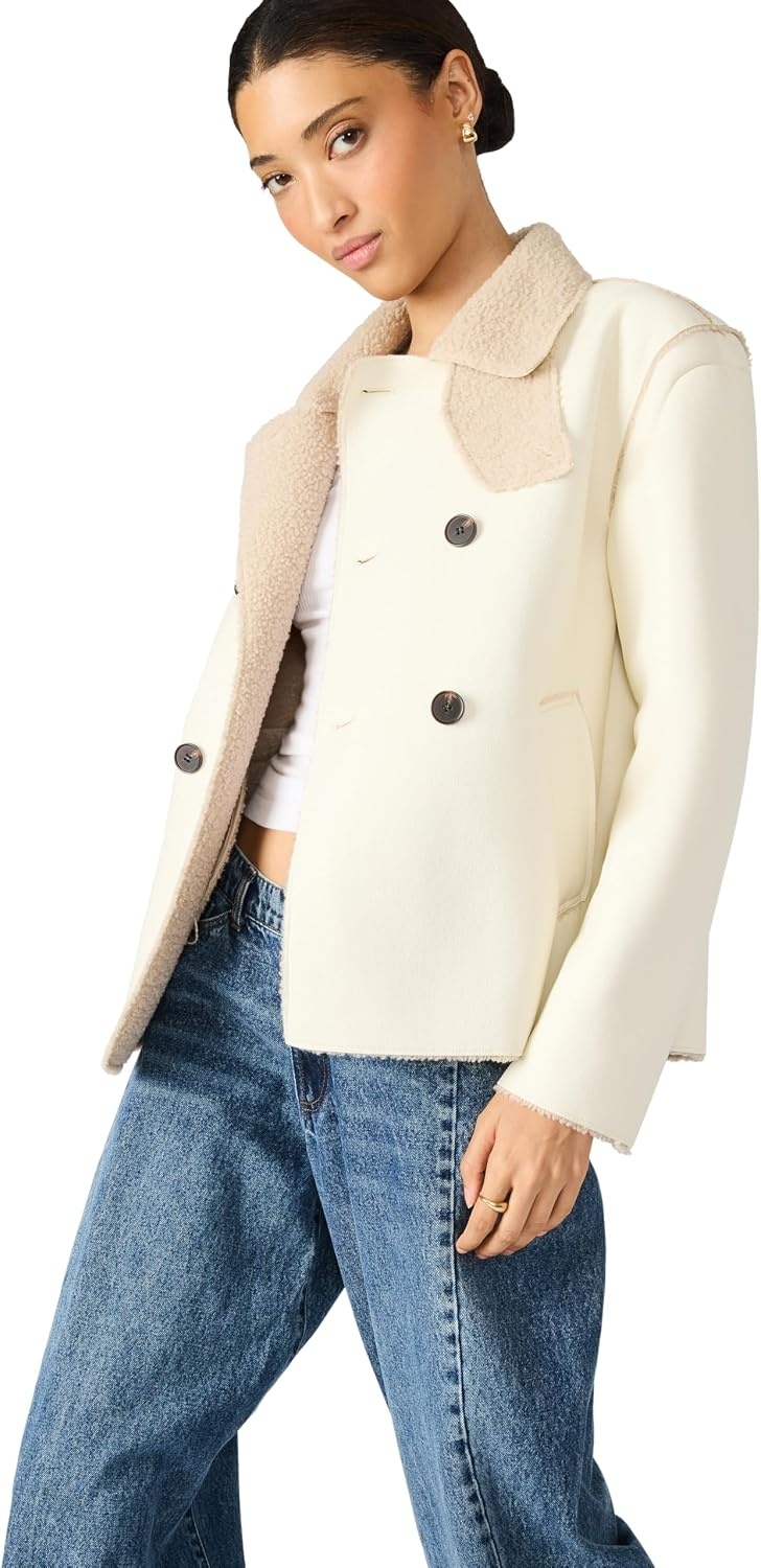image:imageSteve Madden Womens LIV CoatCream