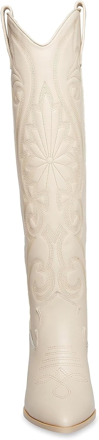 image:imageSteve Madden Womens Lasso Western BootBone Leather