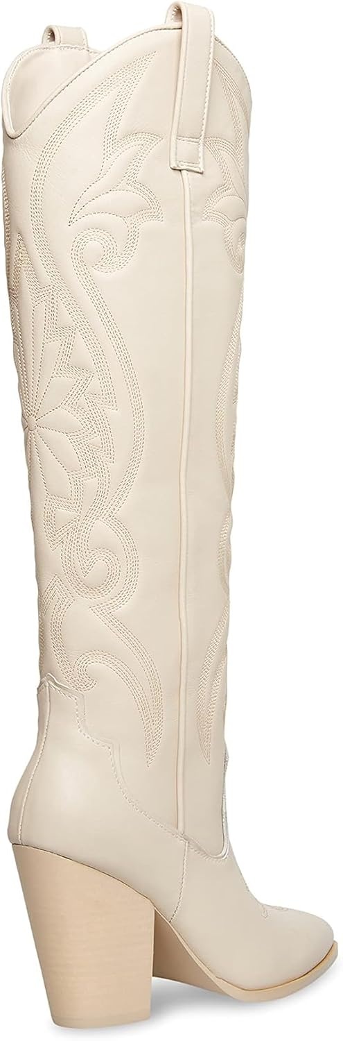 image:imageSteve Madden Womens Lasso Western BootBone Leather