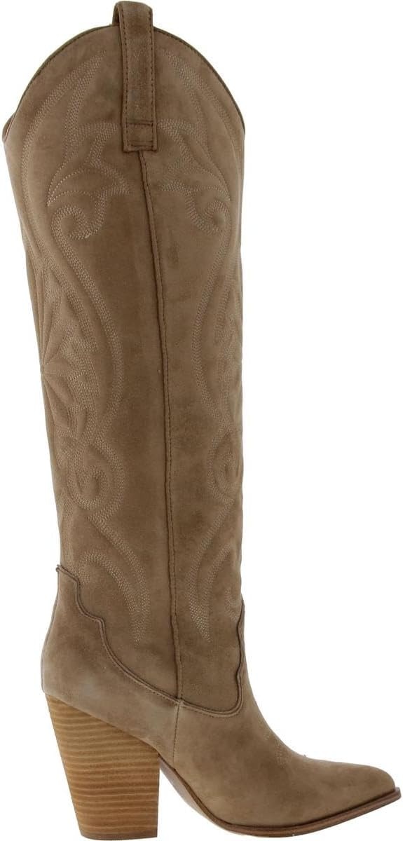 image:imageSteve Madden Womens Lasso Western BootChestnut Suede