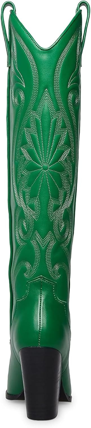 image:imageSteve Madden Womens Lasso Western BootGreen Leather