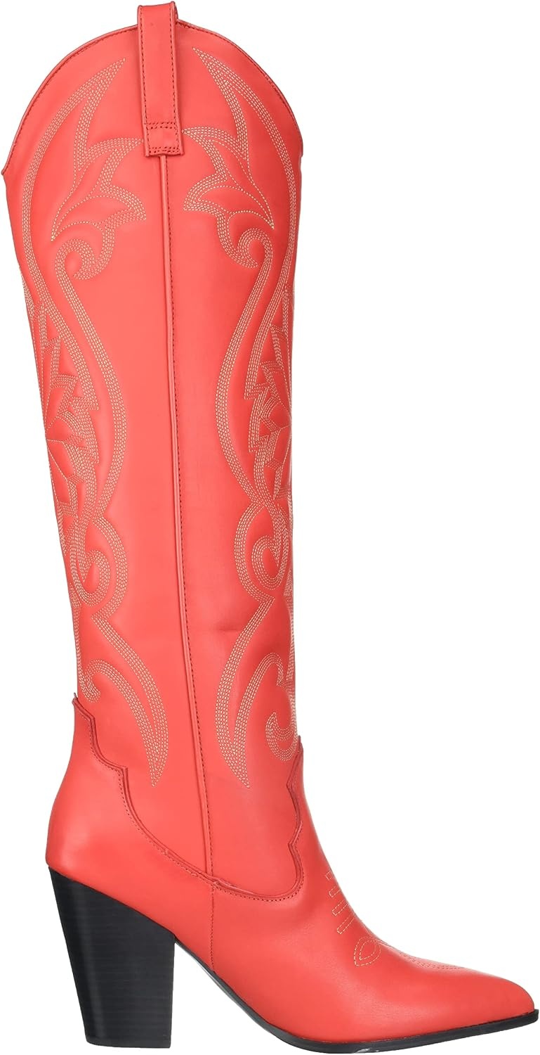 image:imageSteve Madden Womens Lasso Western BootRed Leather