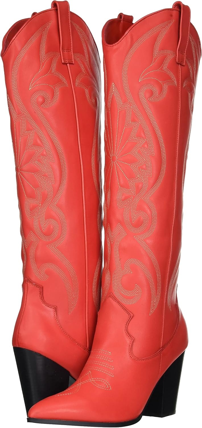 image:imageSteve Madden Womens Lasso Western BootRed Leather