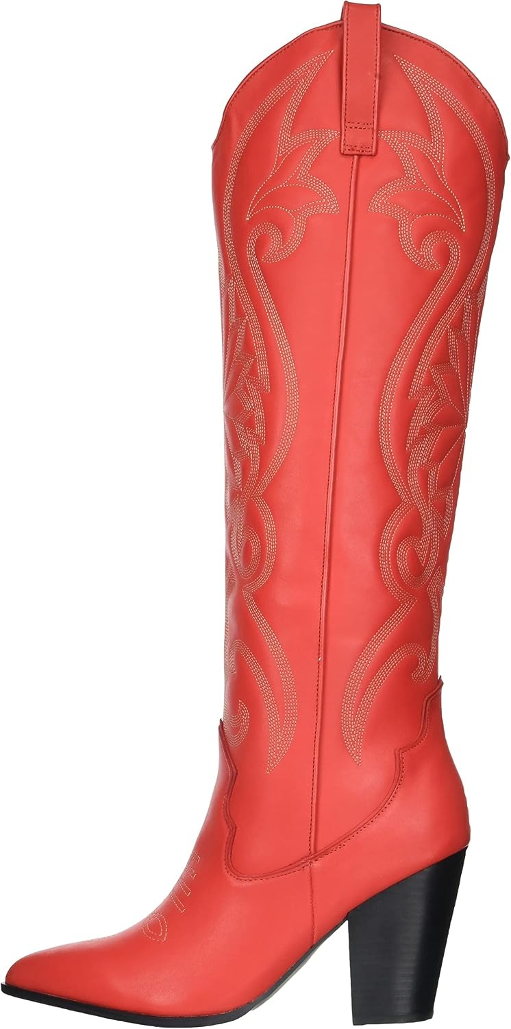 image:imageSteve Madden Womens Lasso Western BootRed Leather