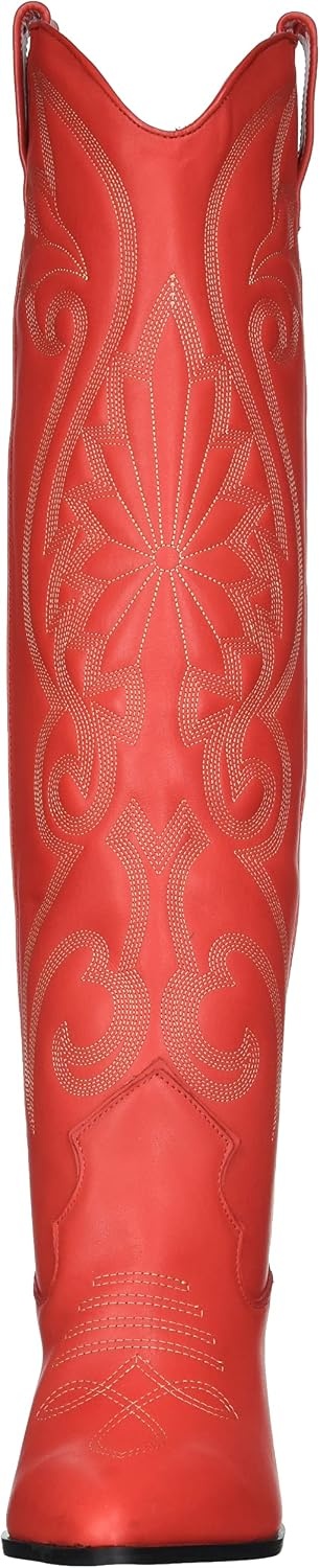 image:imageSteve Madden Womens Lasso Western BootRed Leather