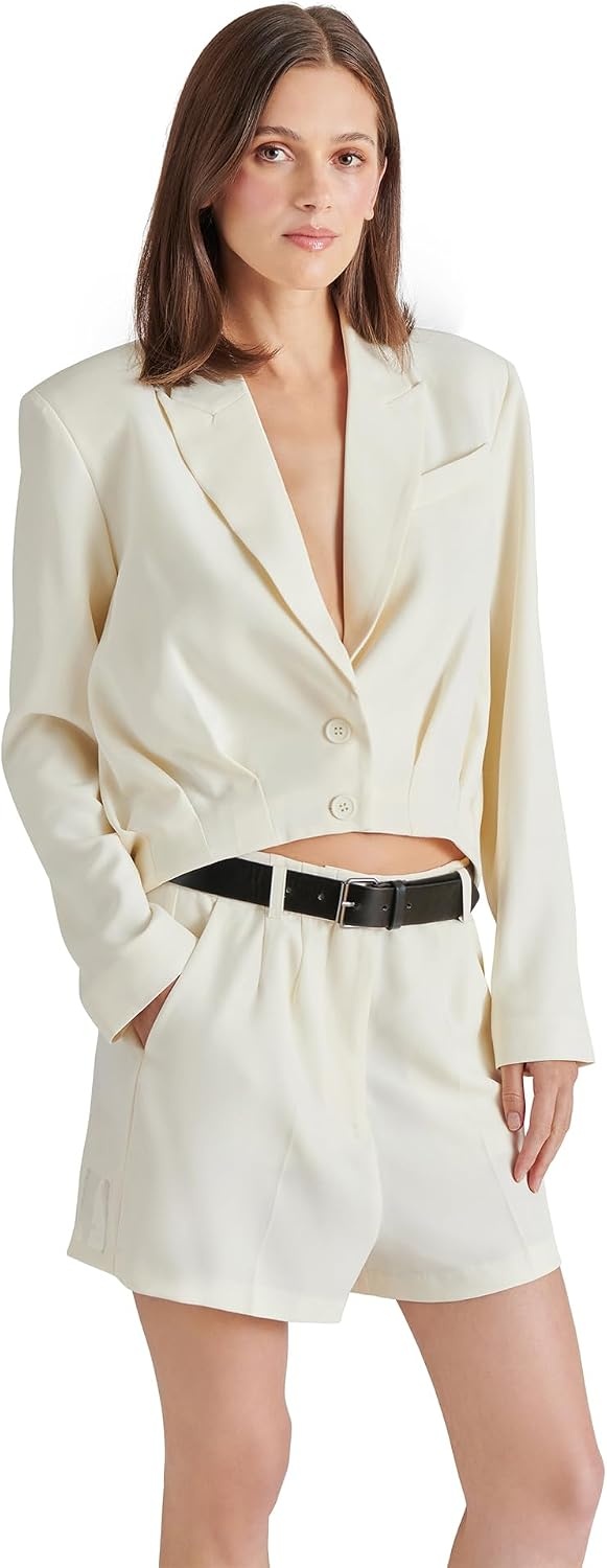 image:imageSteve Madden Womens Lowena BlazerMarshmallow