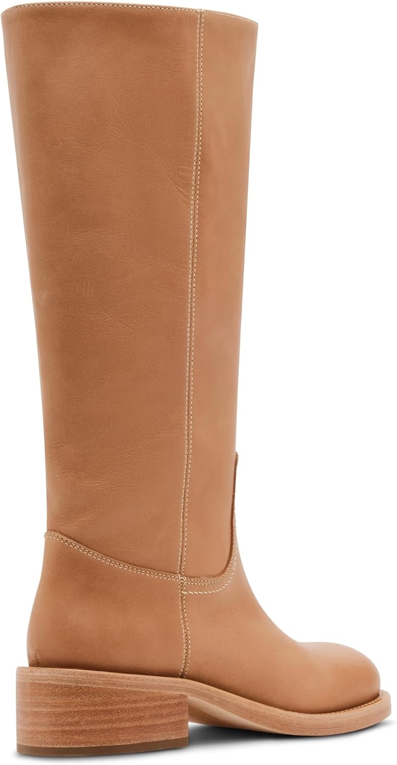 image:imageSteve Madden Womens RiggsBanana Leather Wide Calf