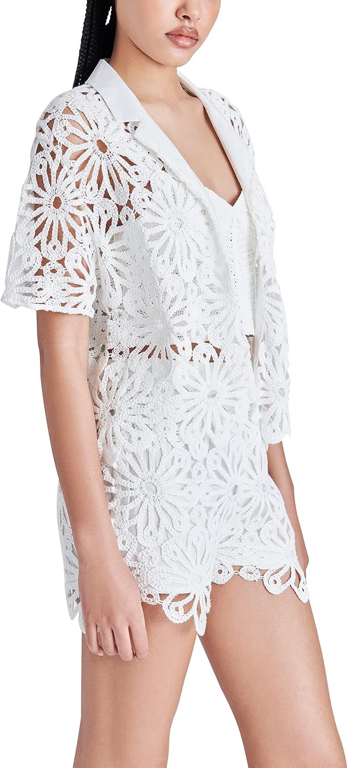 image:imageSteve Madden Womens Steve Madden Apparel Carolyn JacketOptic White