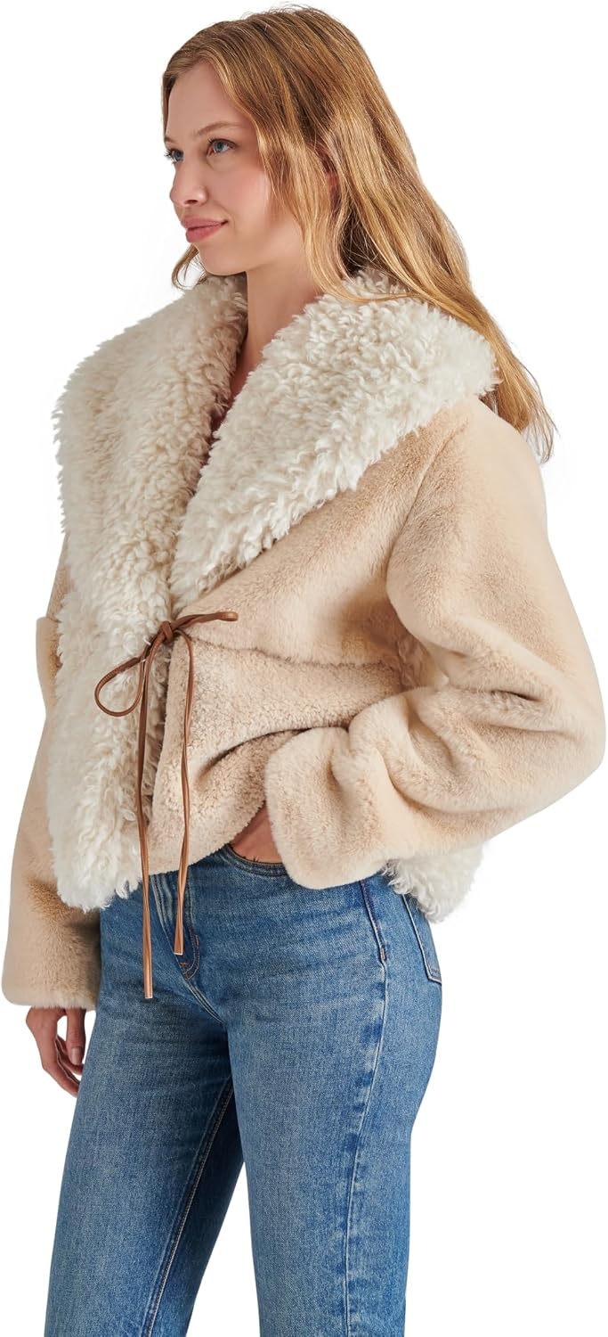 image:imageSteve Madden Womens Steve Madden Apparel Winterlyn CoatNatural