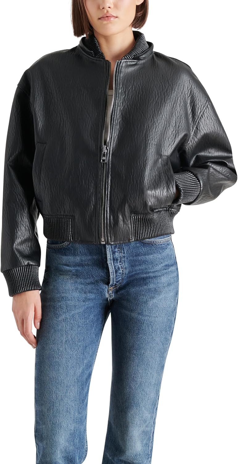 image:imageSteve Madden Womens Steve Madden Apparel Zephyra JacketBlack