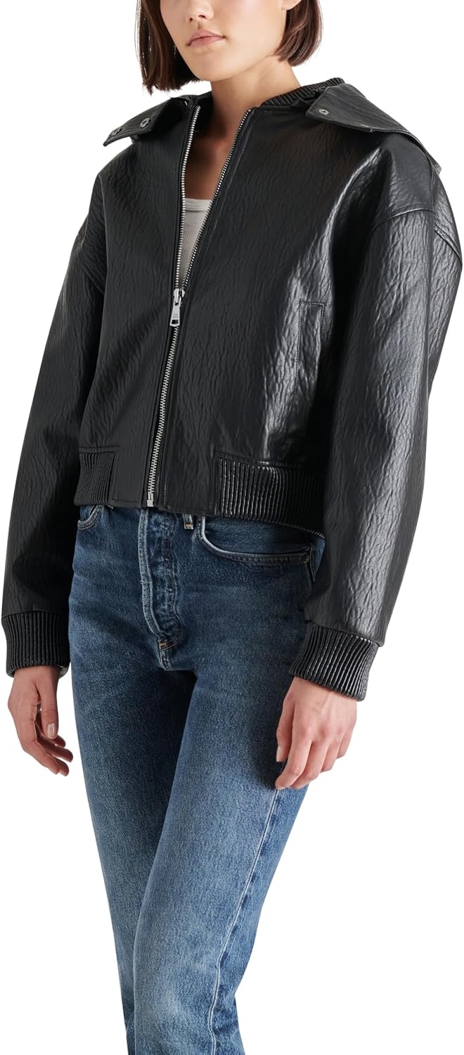 image:imageSteve Madden Womens Steve Madden Apparel Zephyra JacketBlack