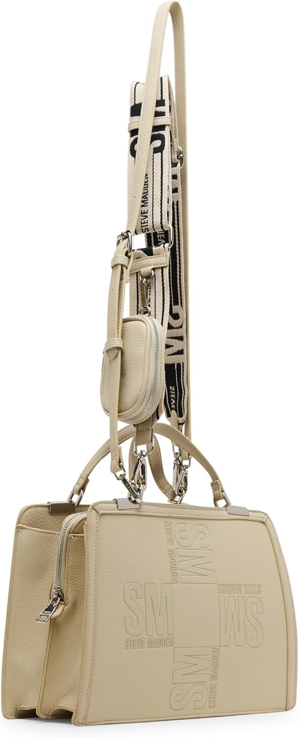 image:imageSteve Madden Womens Steve Madden Bmatteo Top Handle SatchelOatmilk
