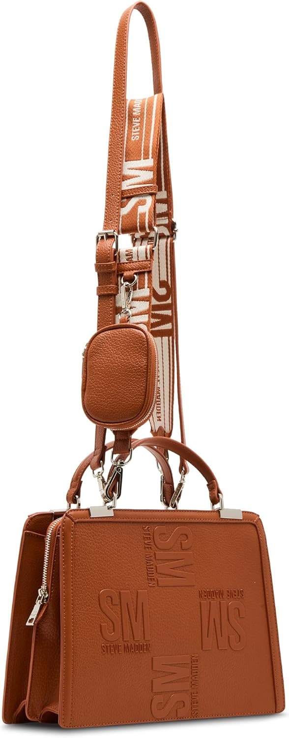 image:imageSteve Madden Womens Steve Madden Bmatteo Top Handle SatchelWhiskey Spice