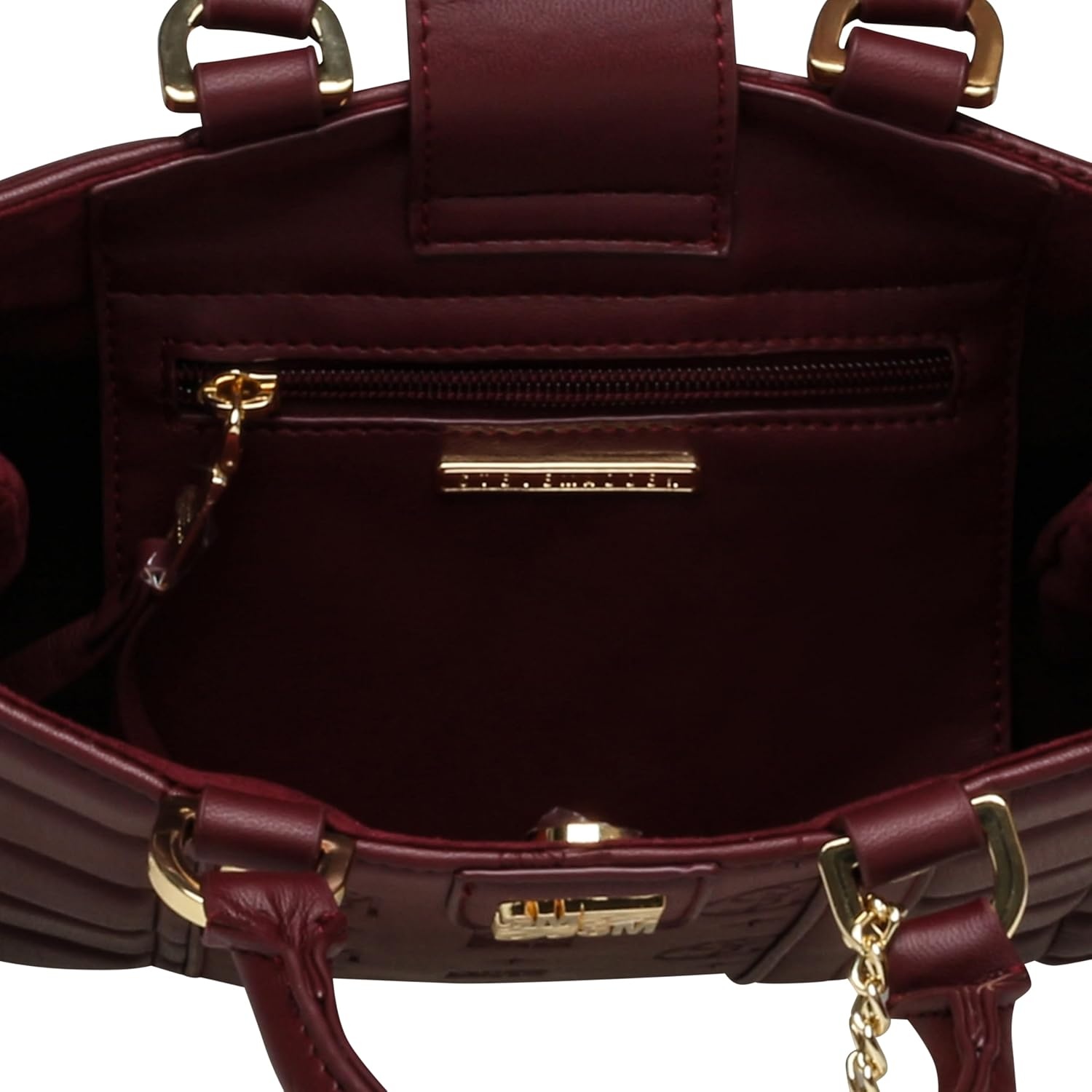 image:imageSteve Madden Womens Steve Madden Bmich Quilted Top Handle SatchelBloodstone