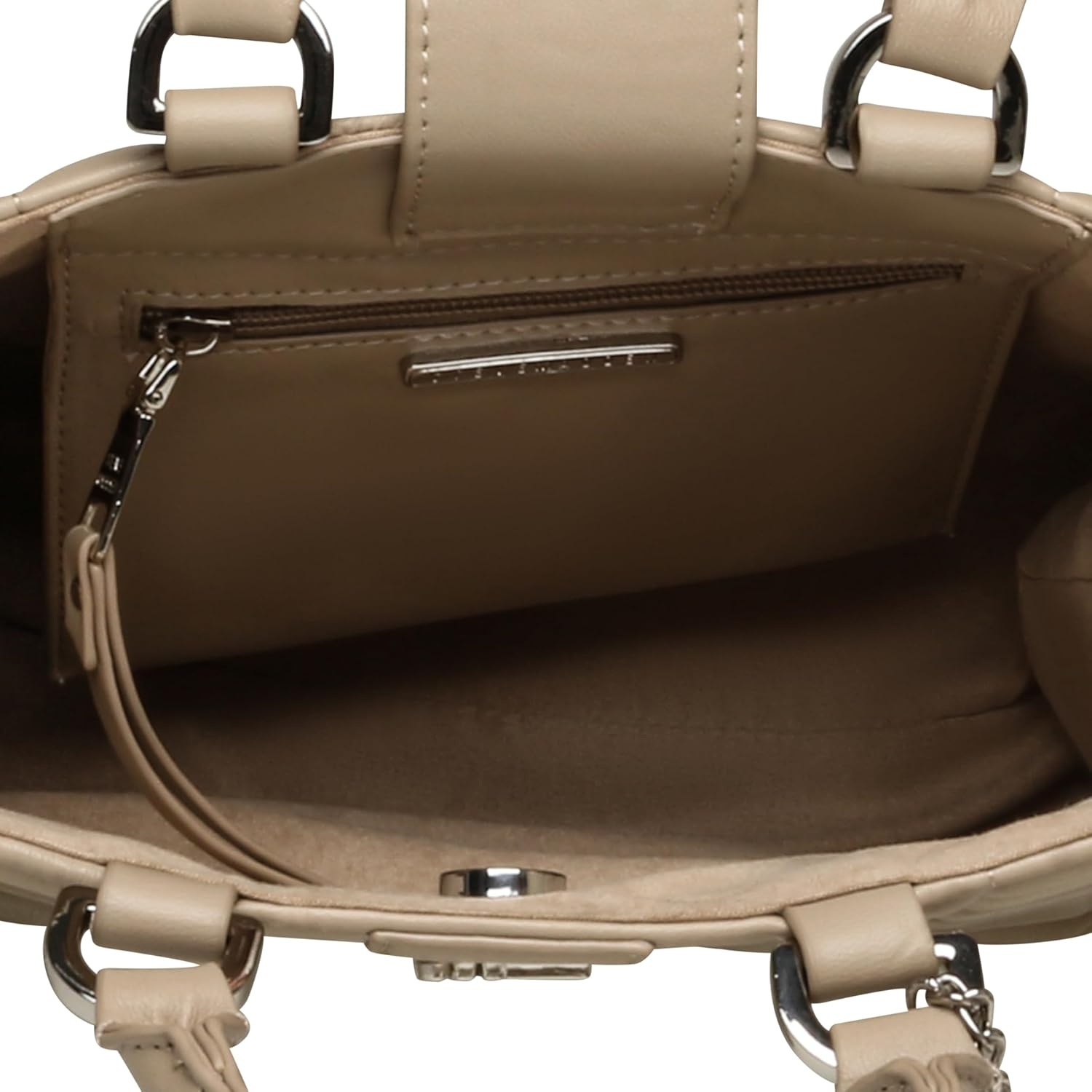 image:imageSteve Madden Womens Steve Madden Bmich Quilted Top Handle SatchelTimeless Taupe