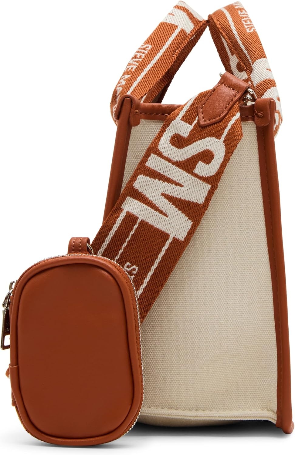 image:imageSteve Madden Womens Steve Madden Bwebber Small Canvas CrossbodyWhiskey Spice
