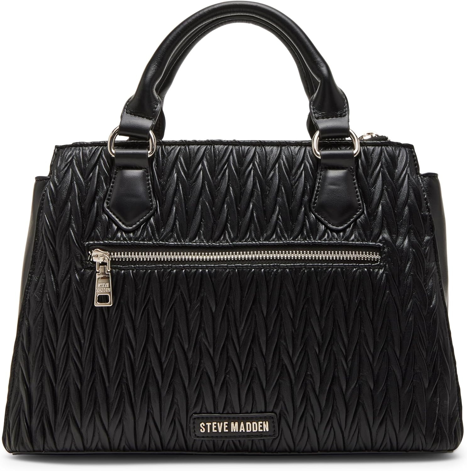 image:imageSteve Madden Womens Steve Madden Jennim Matelasse SatchelBlack