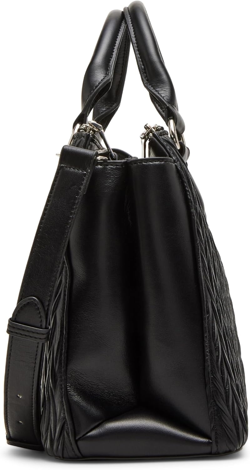 image:imageSteve Madden Womens Steve Madden Jennim Matelasse SatchelBlack