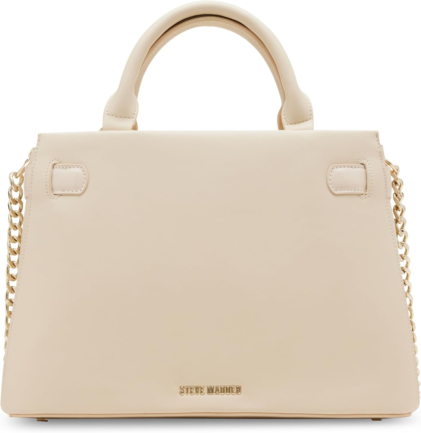 image:imageSteve Madden Womens Steve Madden Roxanne Smooth Satchel With Patent BeltSand