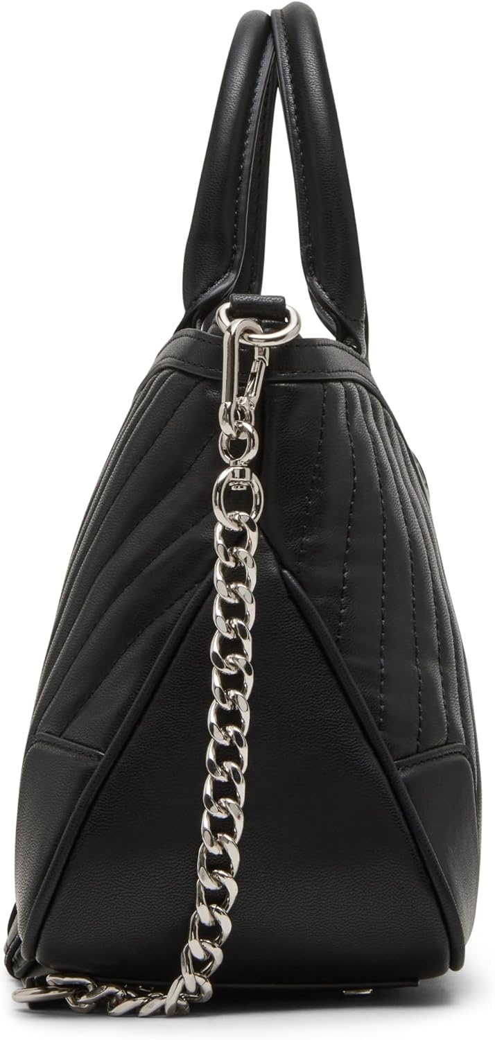 image:imageSteve Madden Womens Steve Madden Veera Diagonal Quilted SatchelBlack