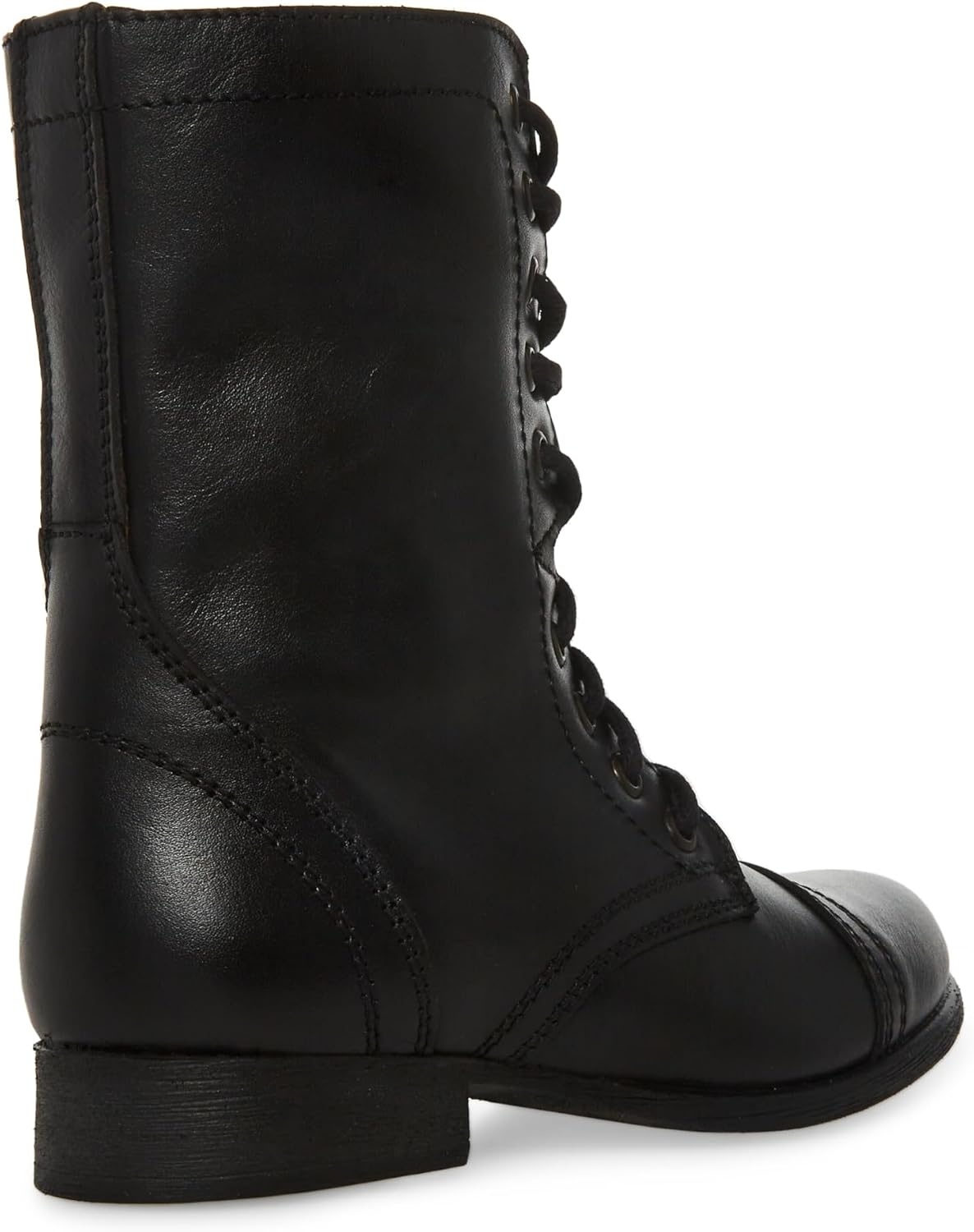 image:imageSteve Madden Womens Troopa LaceUp BootBlack Leather