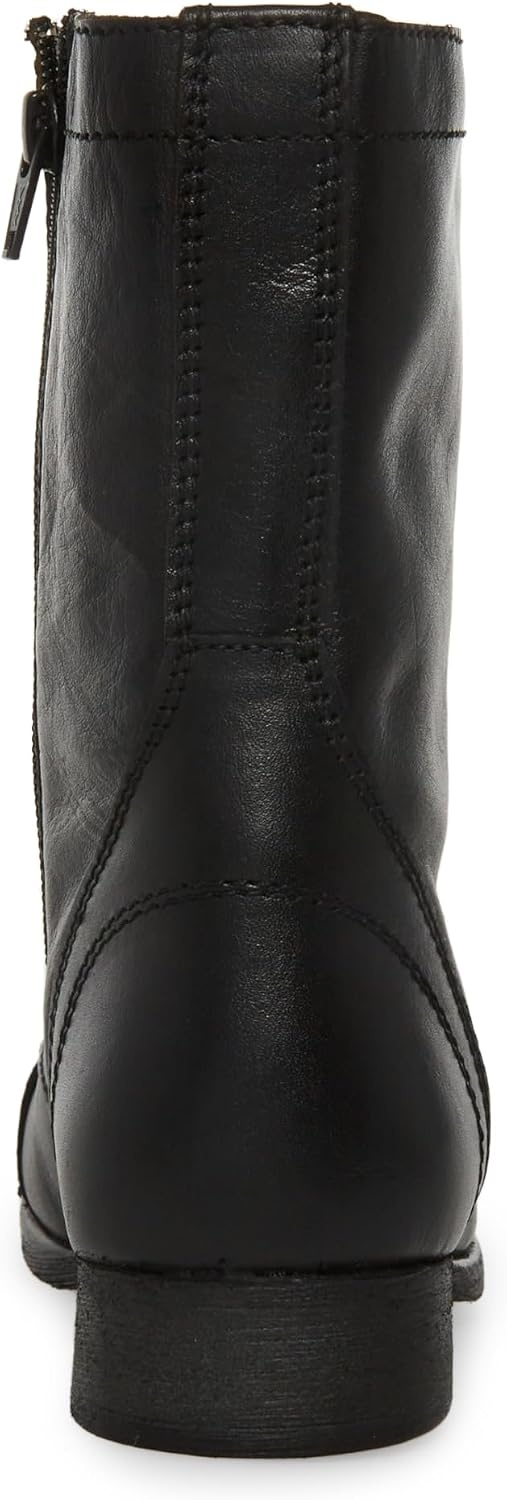 image:imageSteve Madden Womens Troopa LaceUp BootBlack Leather