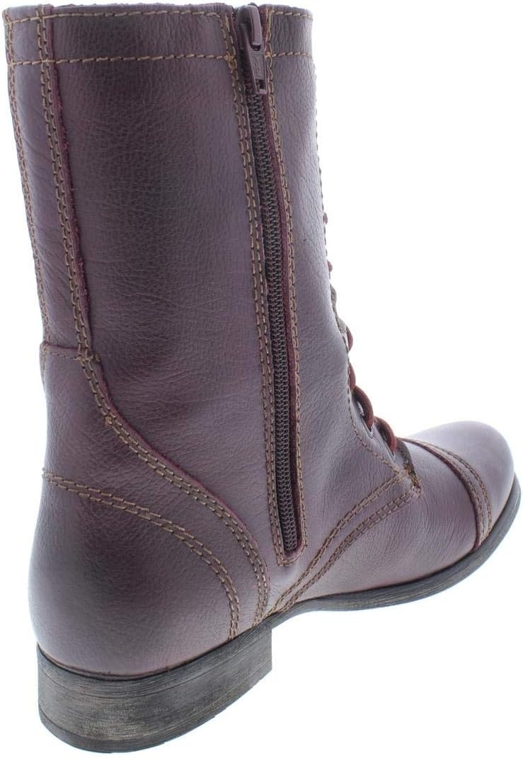 image:imageSteve Madden Womens Troopa LaceUp BootWine Leather
