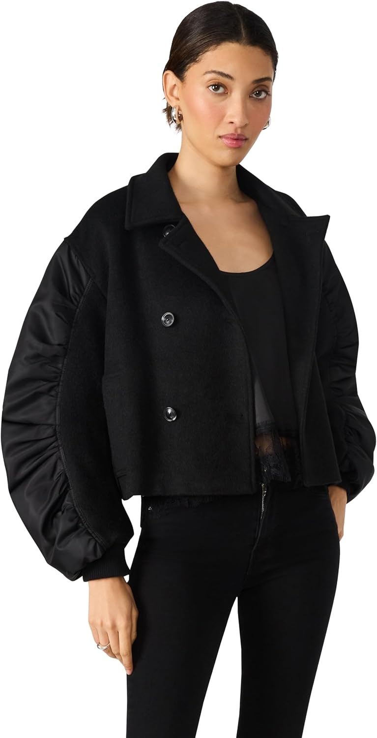 image:imageSteve Madden Womens Yvonne CoatBlack