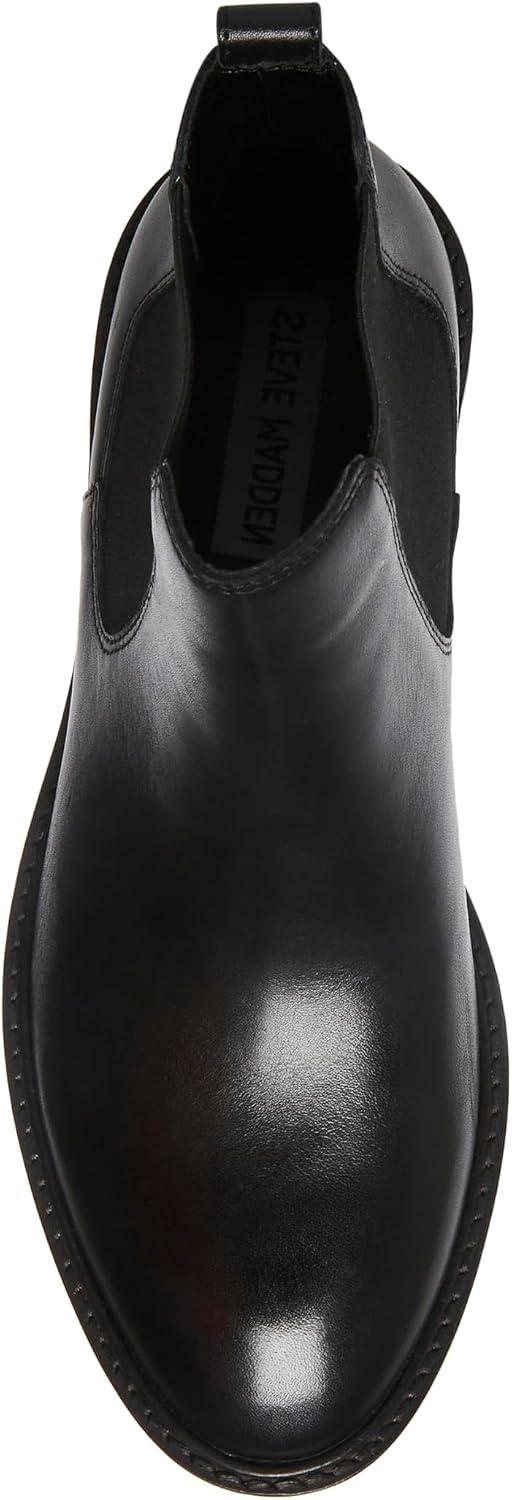 image:imageSteve Madden womens LeopoldBlack Leather
