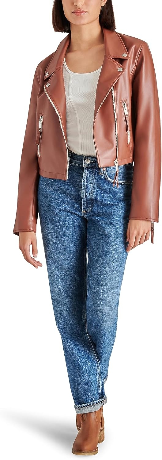 image:imageSteve Madden womens Vinka JacketCognac