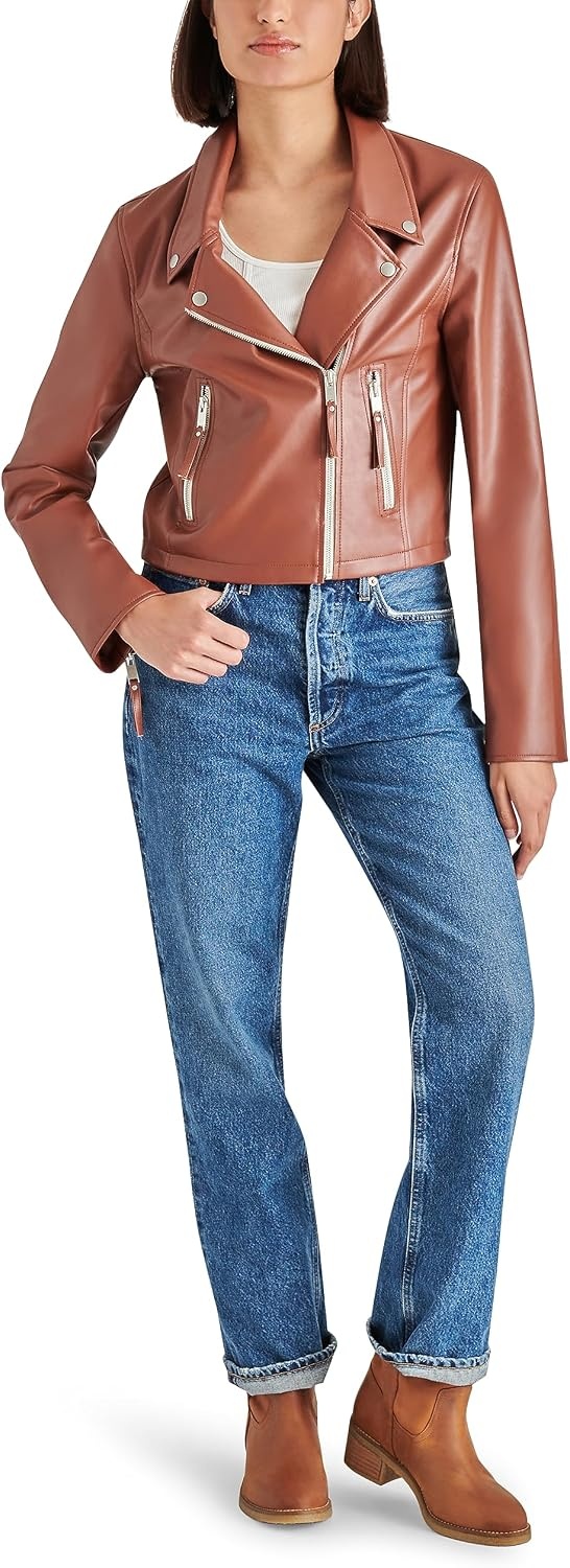 image:imageSteve Madden womens Vinka JacketCognac
