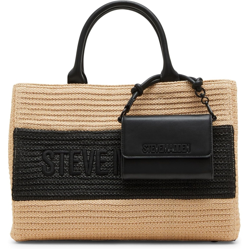 image:imageSteve Madden LopezS Large Straw Satchel WMini Bag
